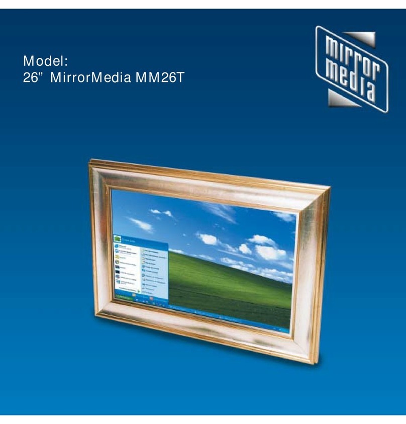 Mirror Media MM26T User manual