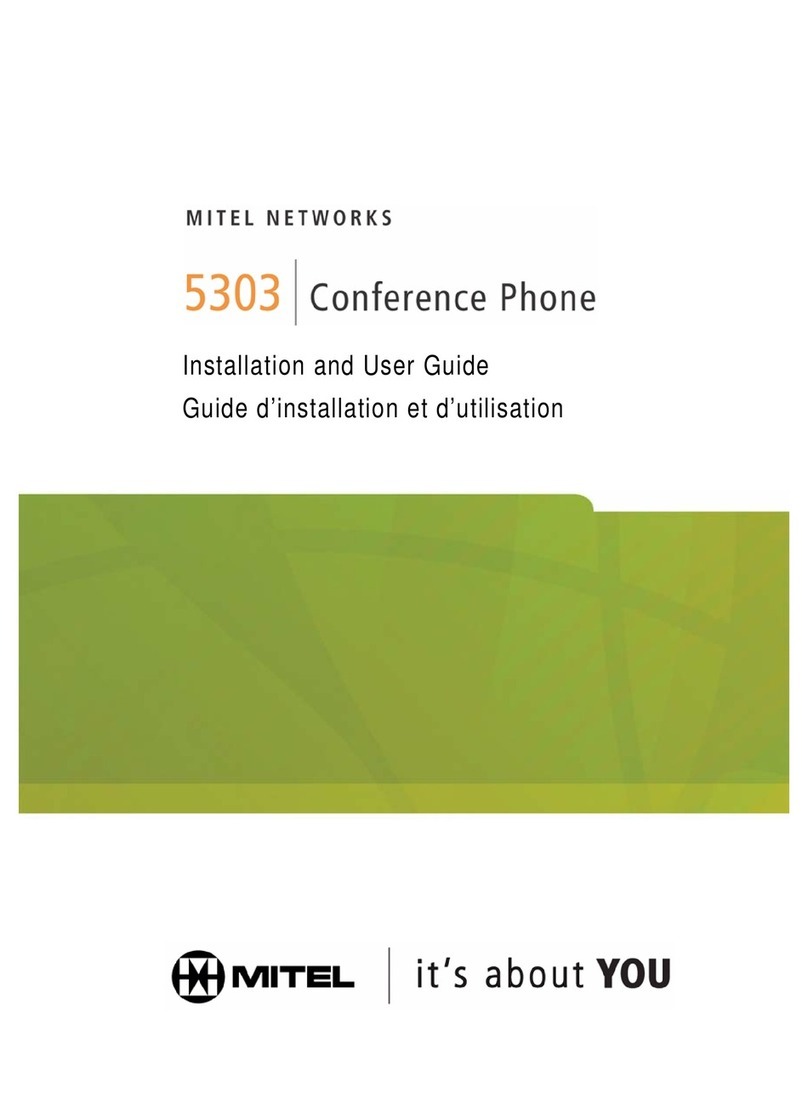 Mitel Networks 5303 Installation and user guide