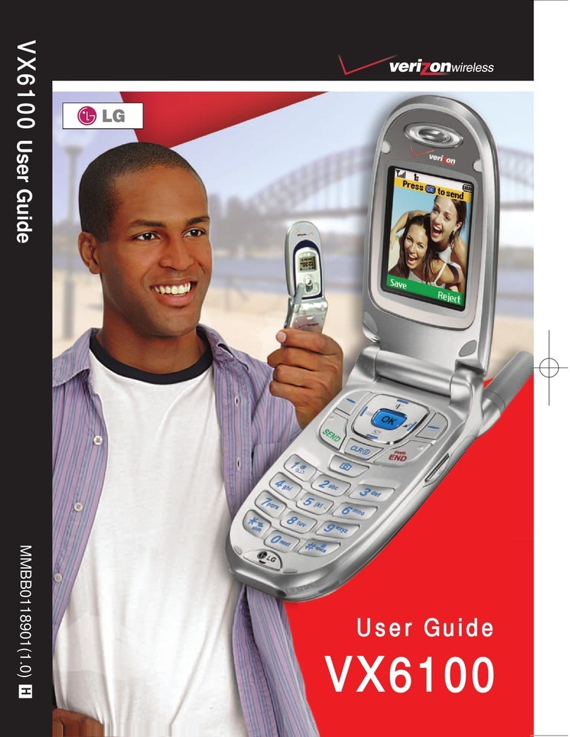 LG VX6100 User manual