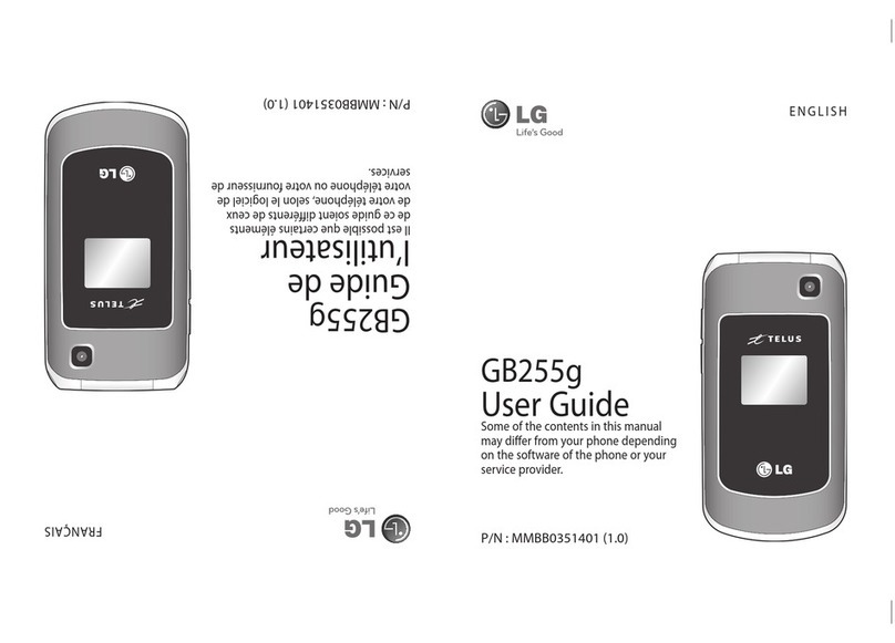 LG Telus GB255g User manual