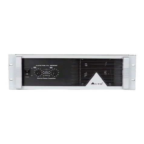 Alto MISTRAL 6000 User manual