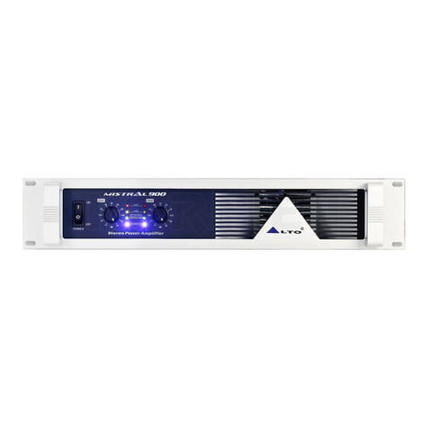 Alto MISTRAL 1500 User manual