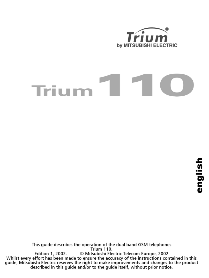 Trium Trim 110 User manual