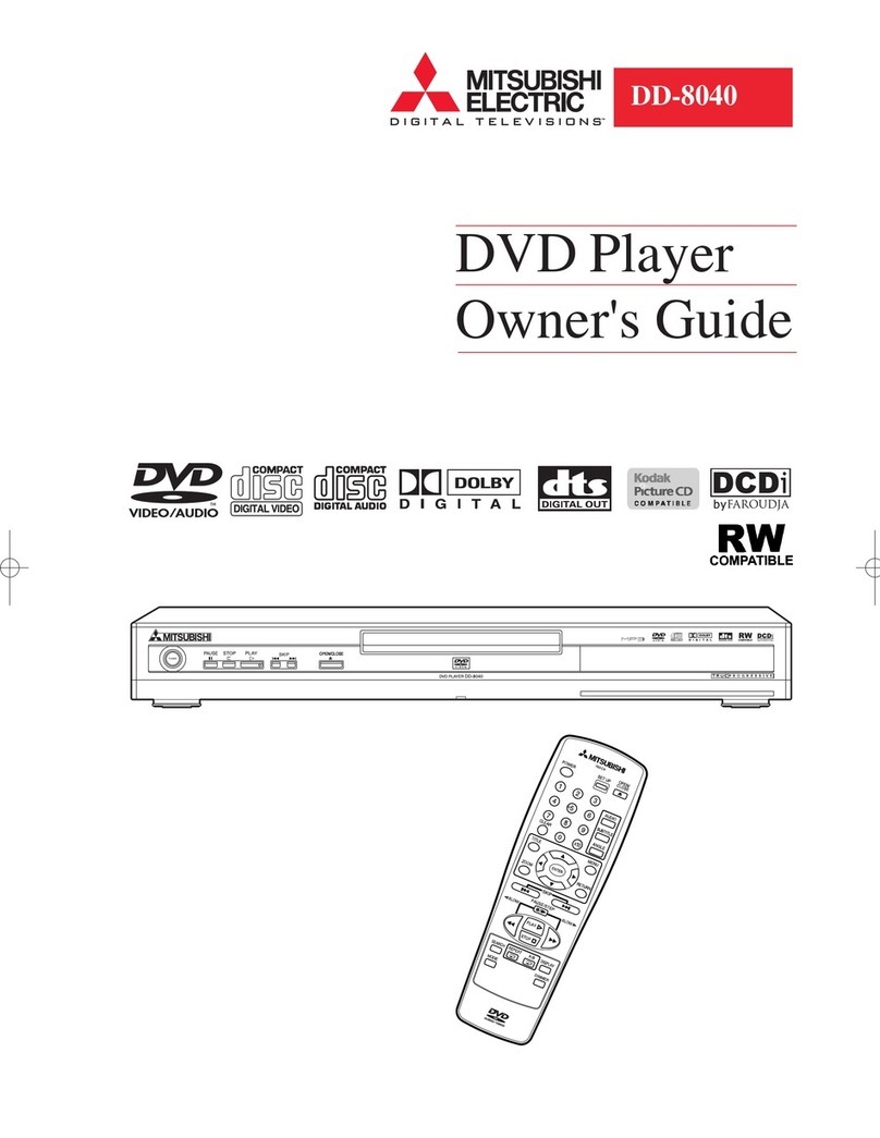 Mitsubishi Electric DD-8040 owner's guide