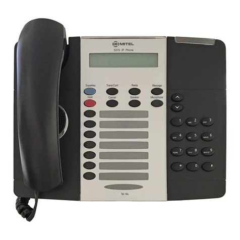 Mitel SIP 5215-5220 user guide