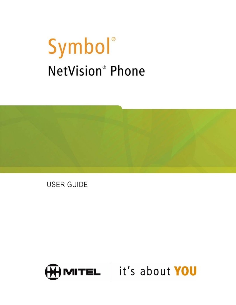 Mitel NETVISION PHONE User manual