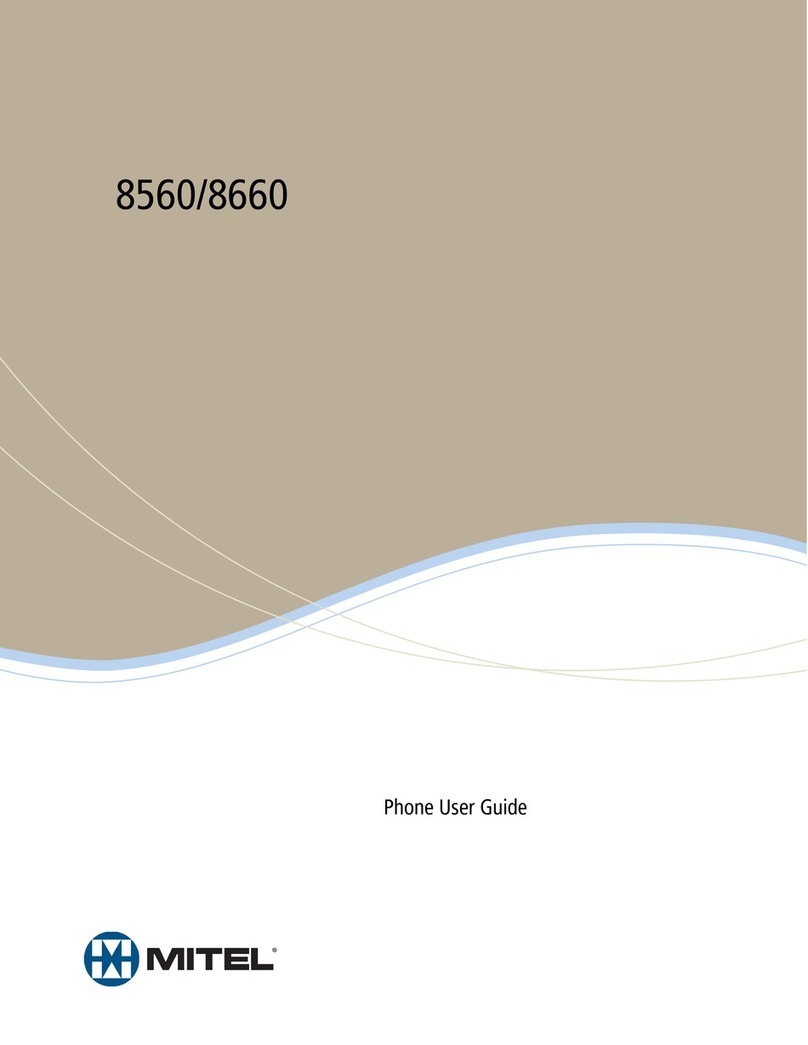 Mitel 8560 user manual