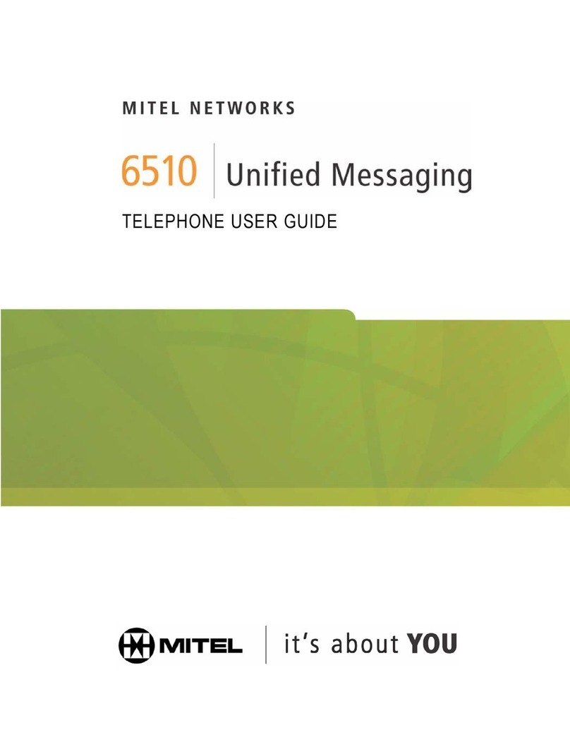 Mitel 6510 User manual