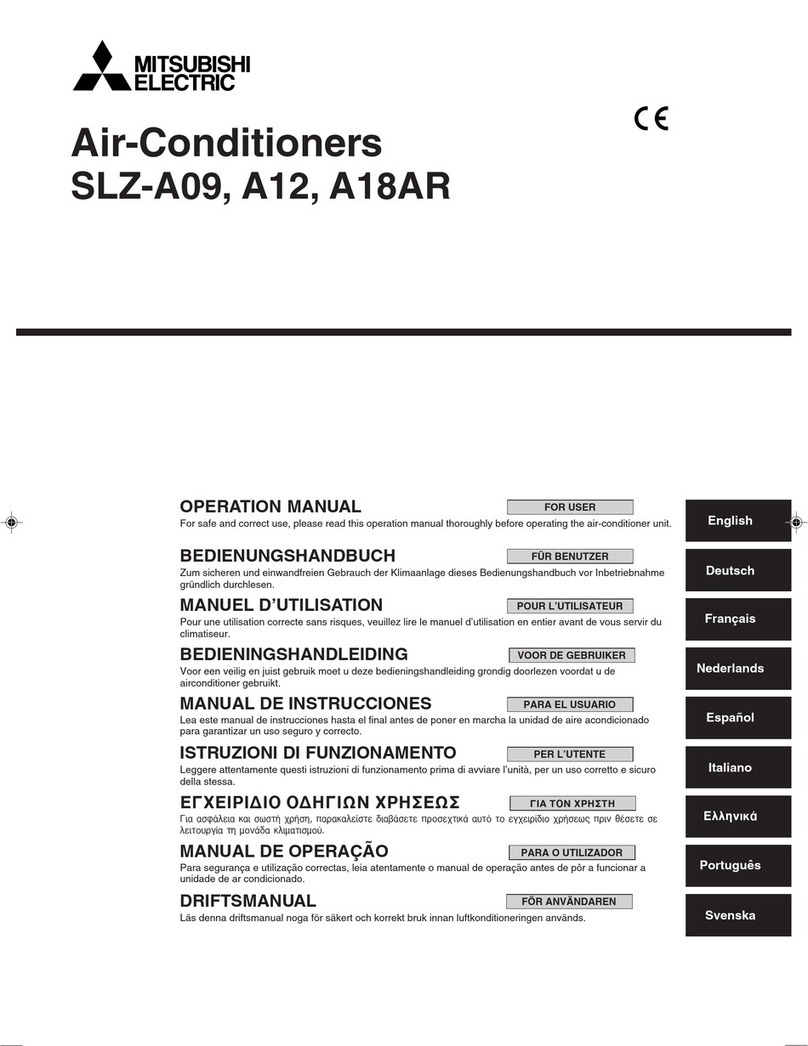 Mitsubishi Electric SLZ-A09 User manual