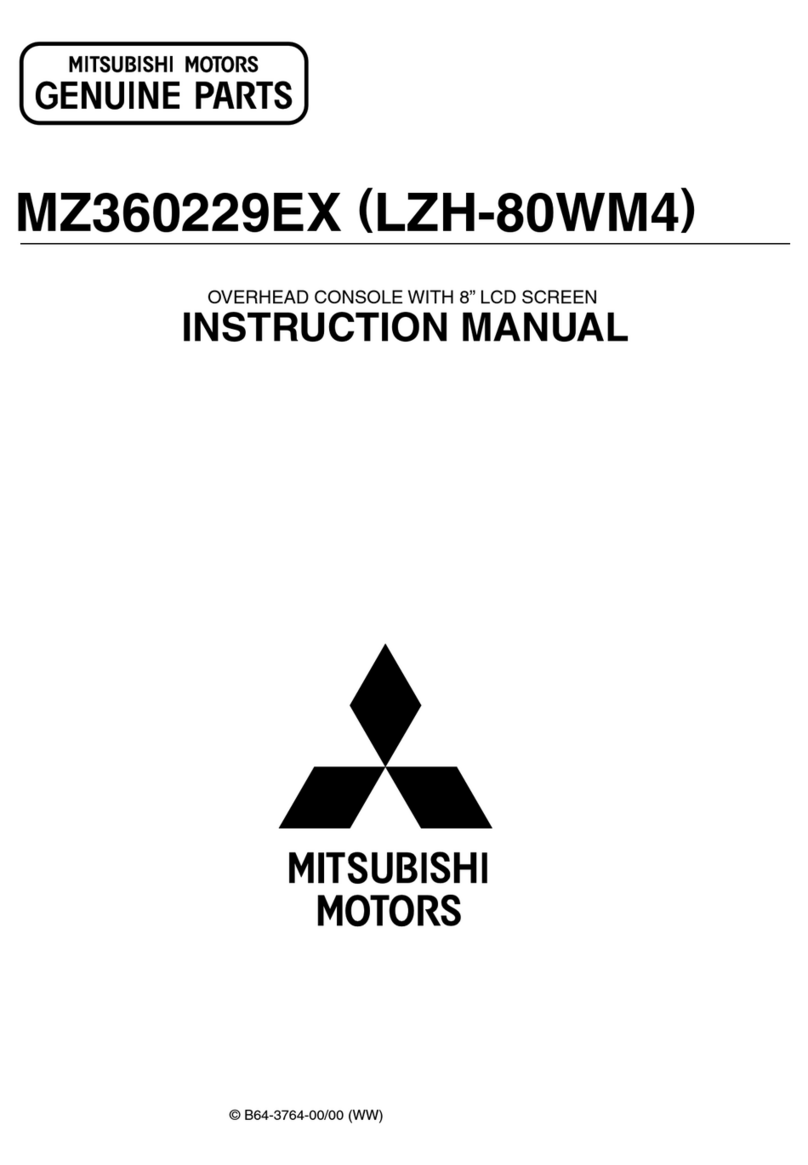 Mitsubishi MZ360229EX instruction manual