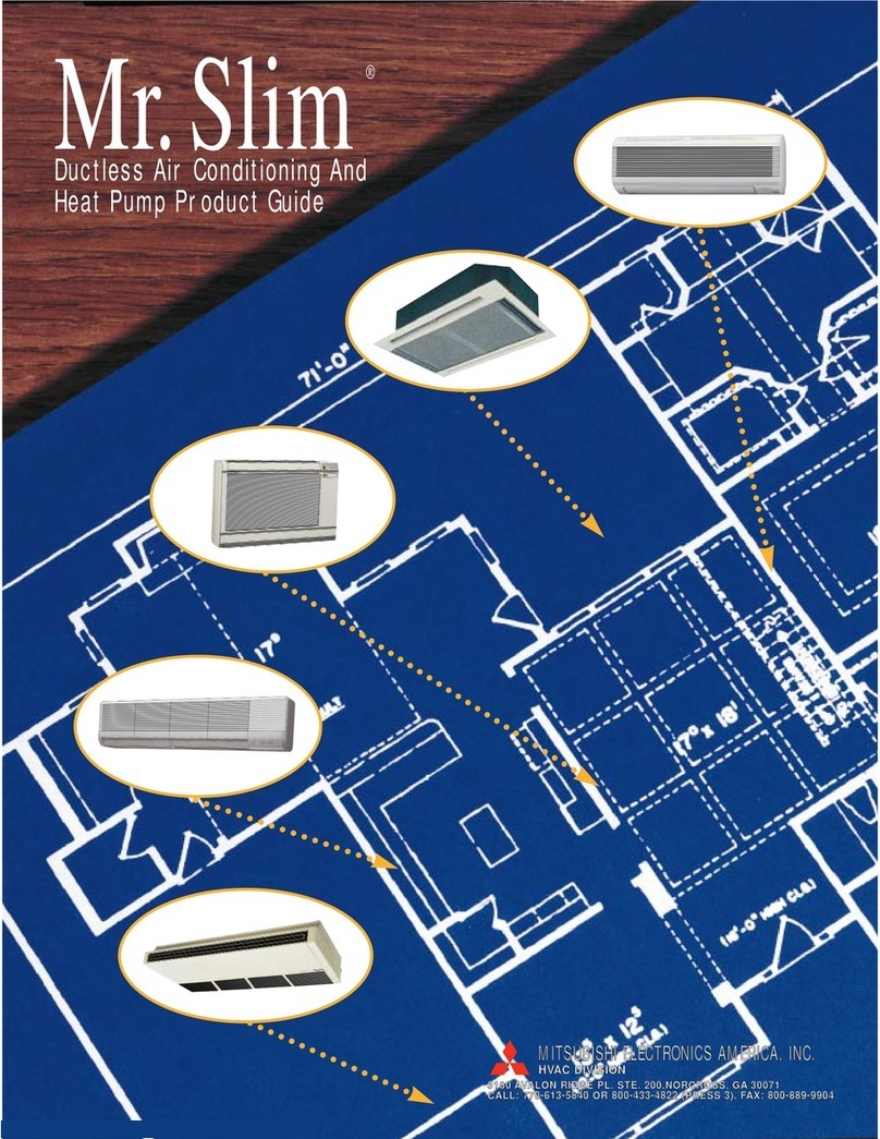 Mitsubishi Electric Mr. Slim NH33NBD User manual