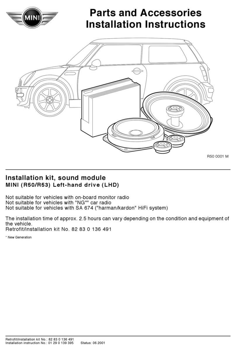 Mini R50 installation instructions