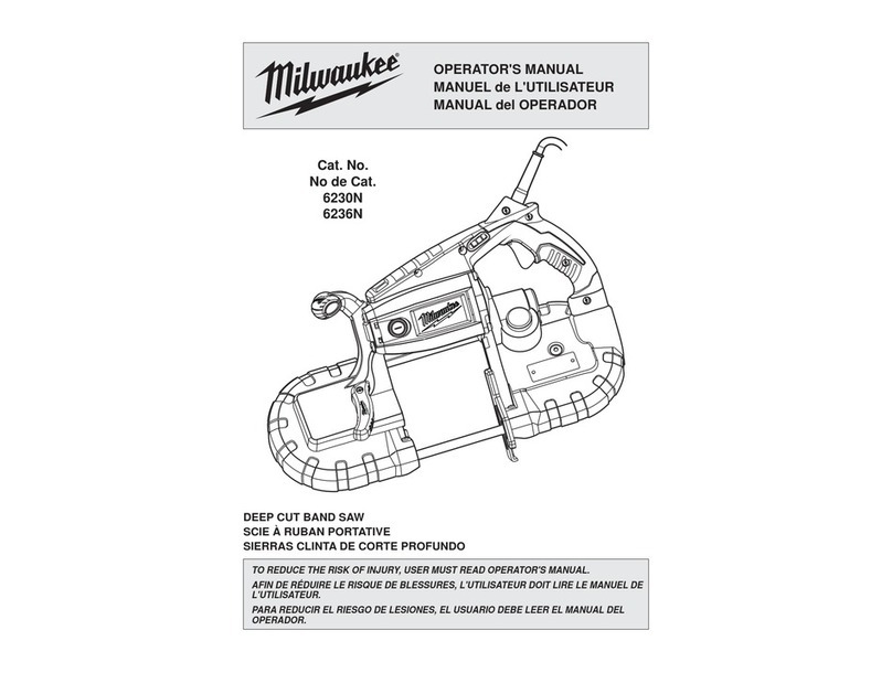 Milwaukee 6230N User manual