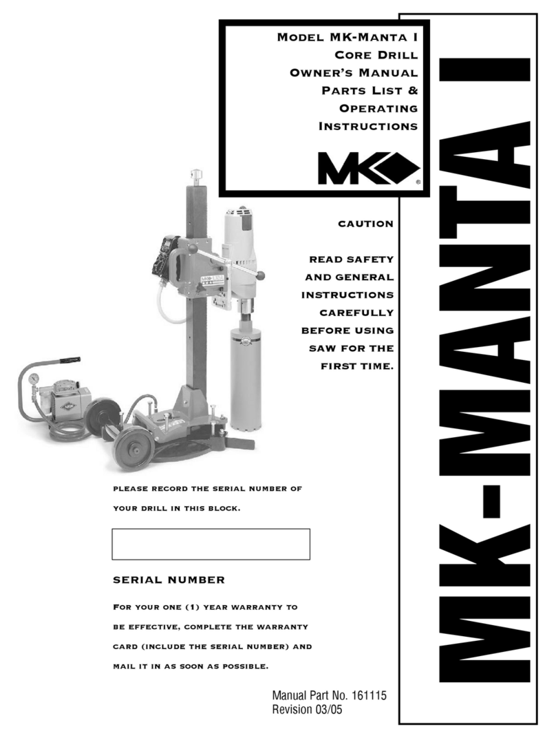 MK MK-Manta I Owner's operating manual