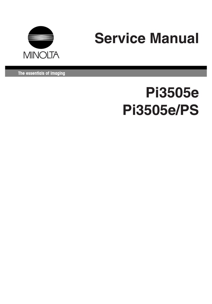 Minolta Pi3505e Service manual