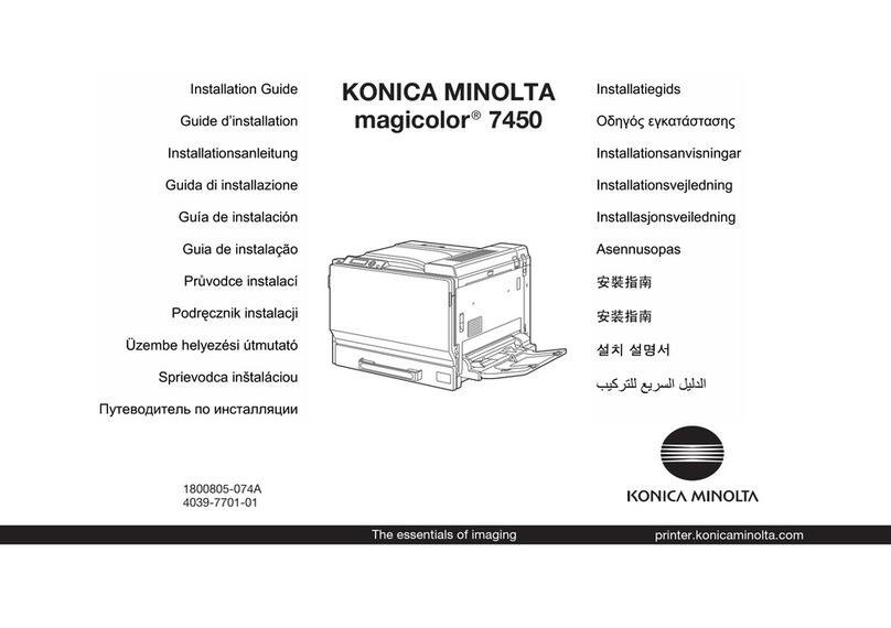 Konica Minolta magicolor 7450 User manual