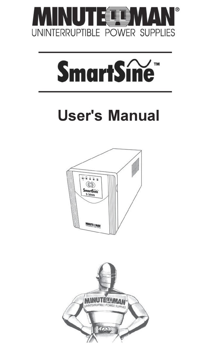 Minuteman UPS user manual