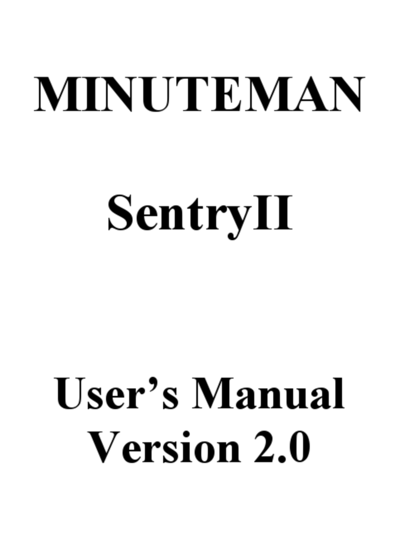 Minuteman SentryII UPS user manual