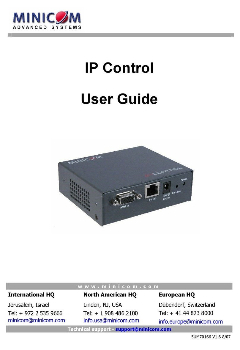 Minicom IP Control user guide