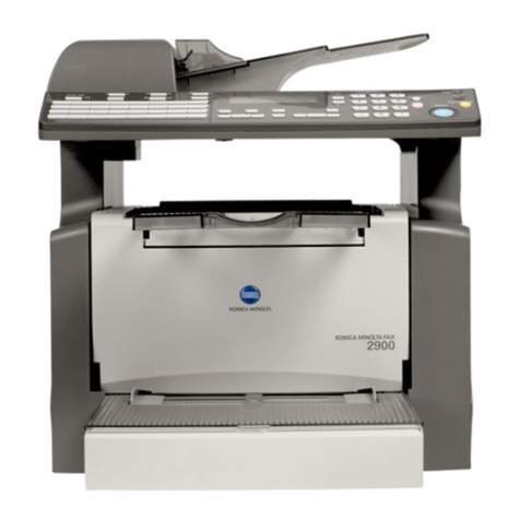 Konica Minolta FAX 2900 user guide