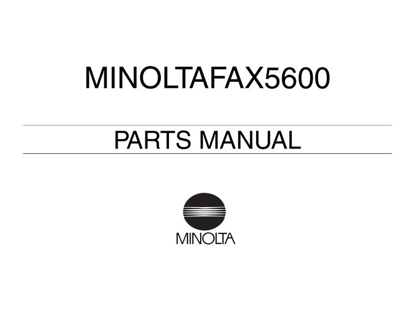 Minolta FAX5600 User manual