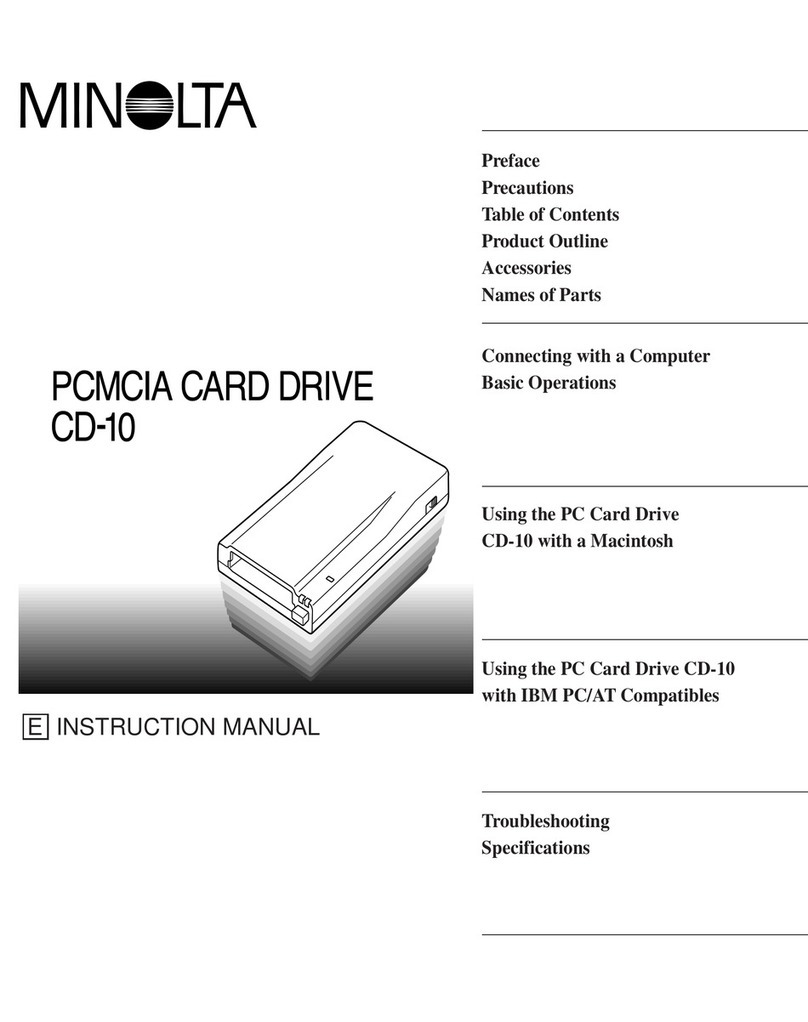 Minolta CD-10 instruction manual
