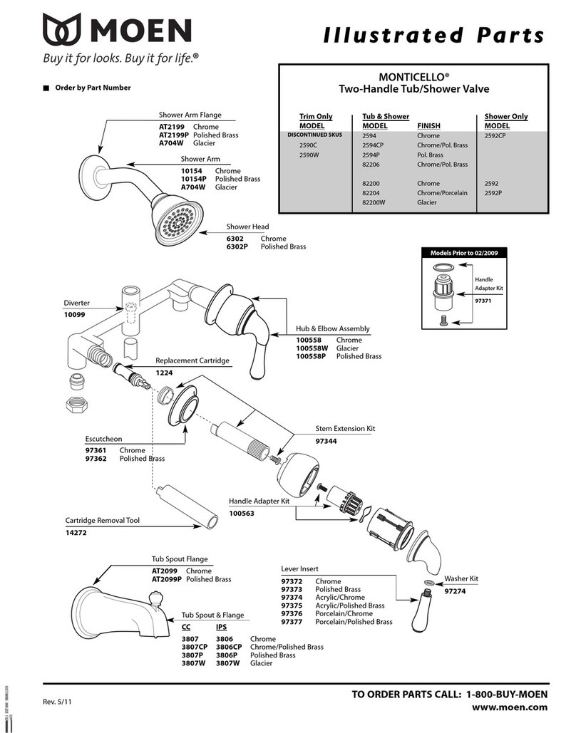 Moen 2590 User manual