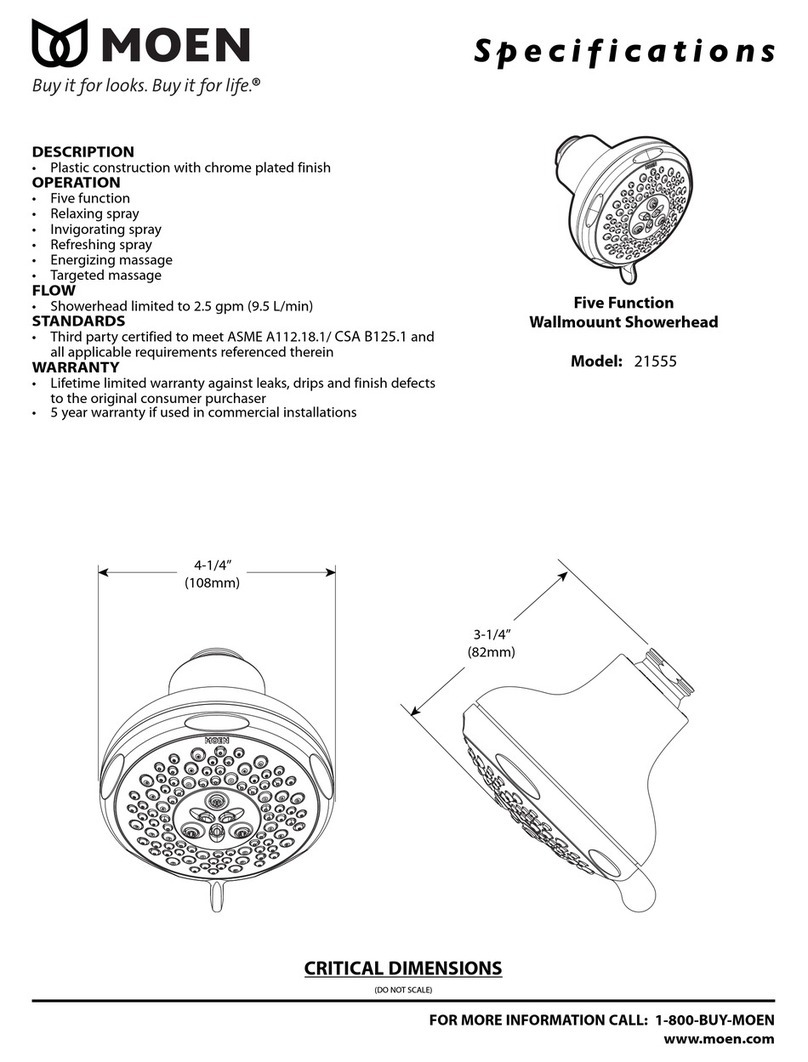 Moen 21555 User manual