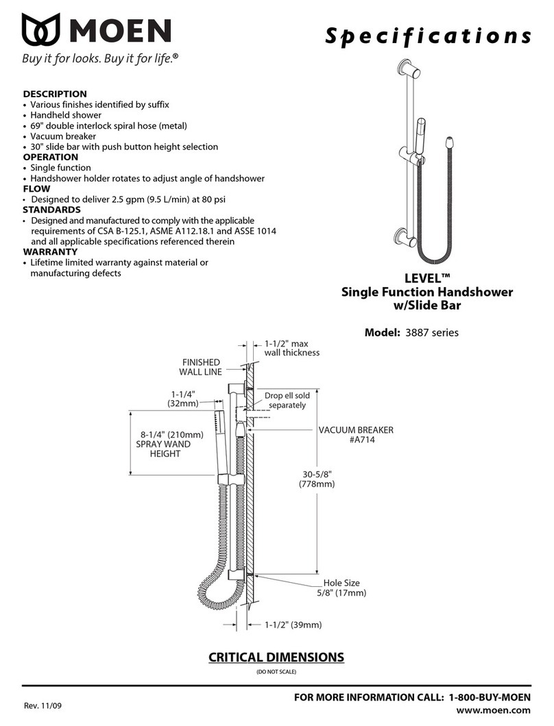 Moen 3887 Series User manual