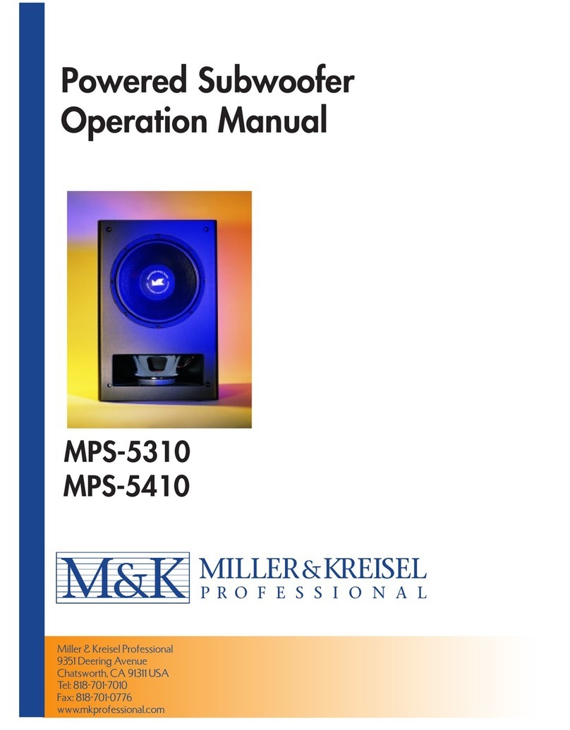 M&K Sound MPS-5310 User manual
