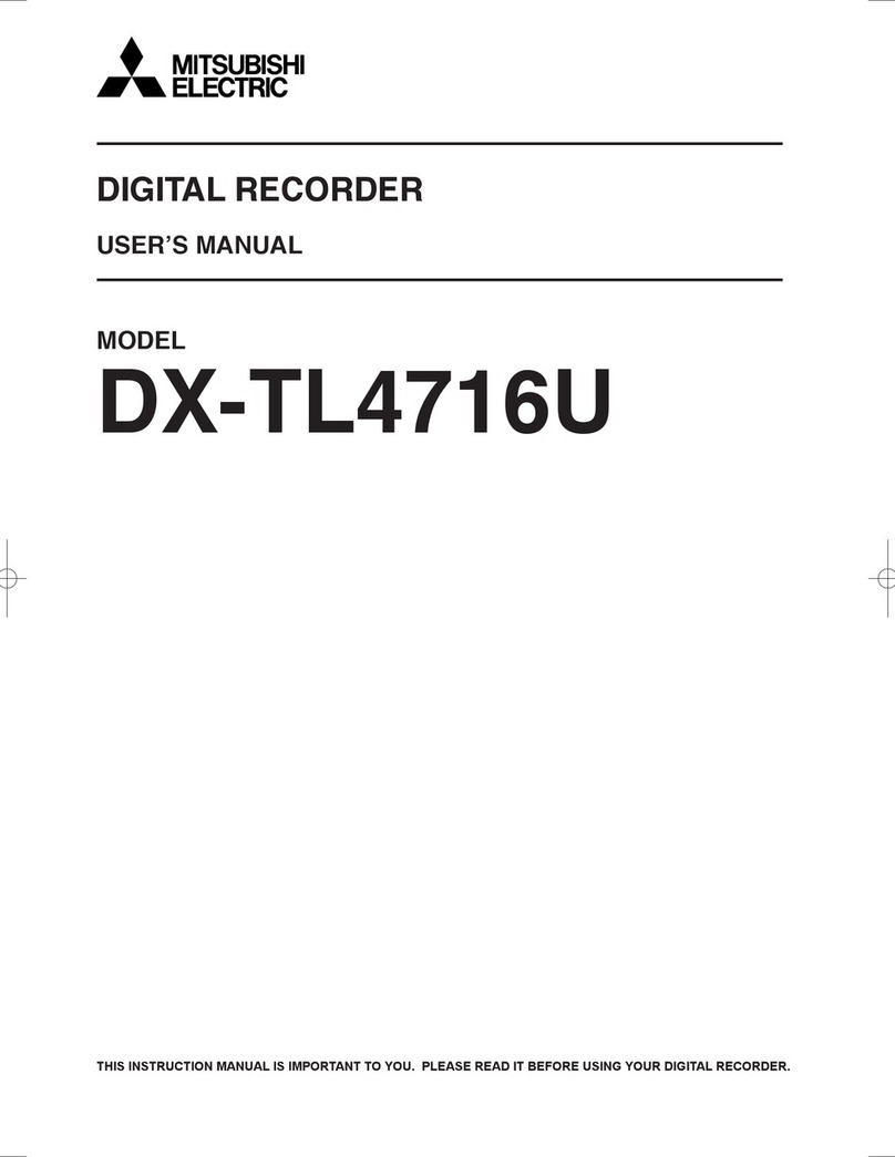 Mitsubishi Electric DX-TL4716U User manual