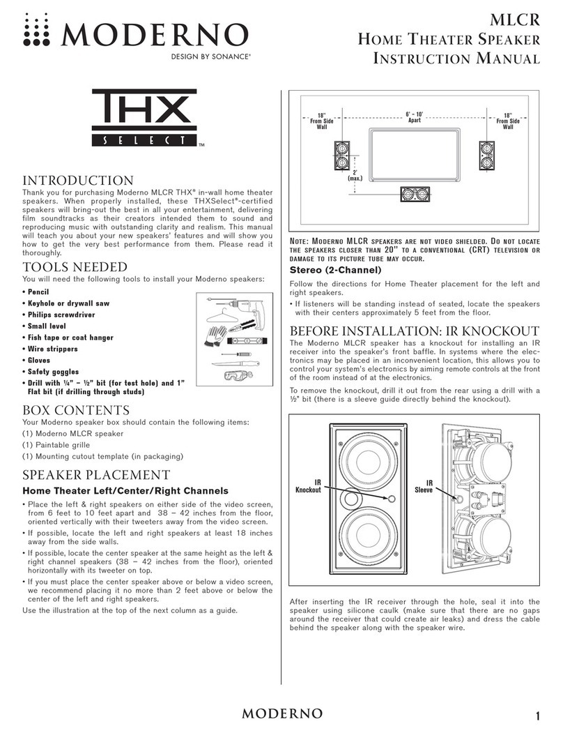 Moderno MLCR instruction manual