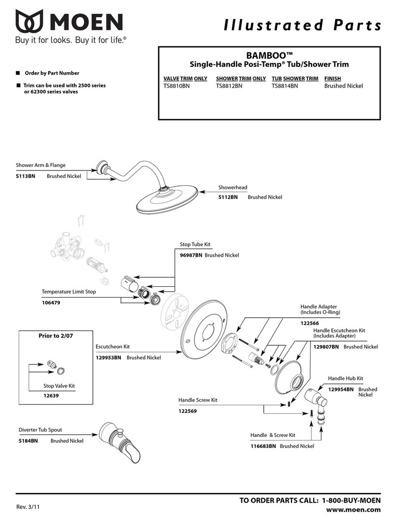 Moen Bamboo TS8810BN Setup guide