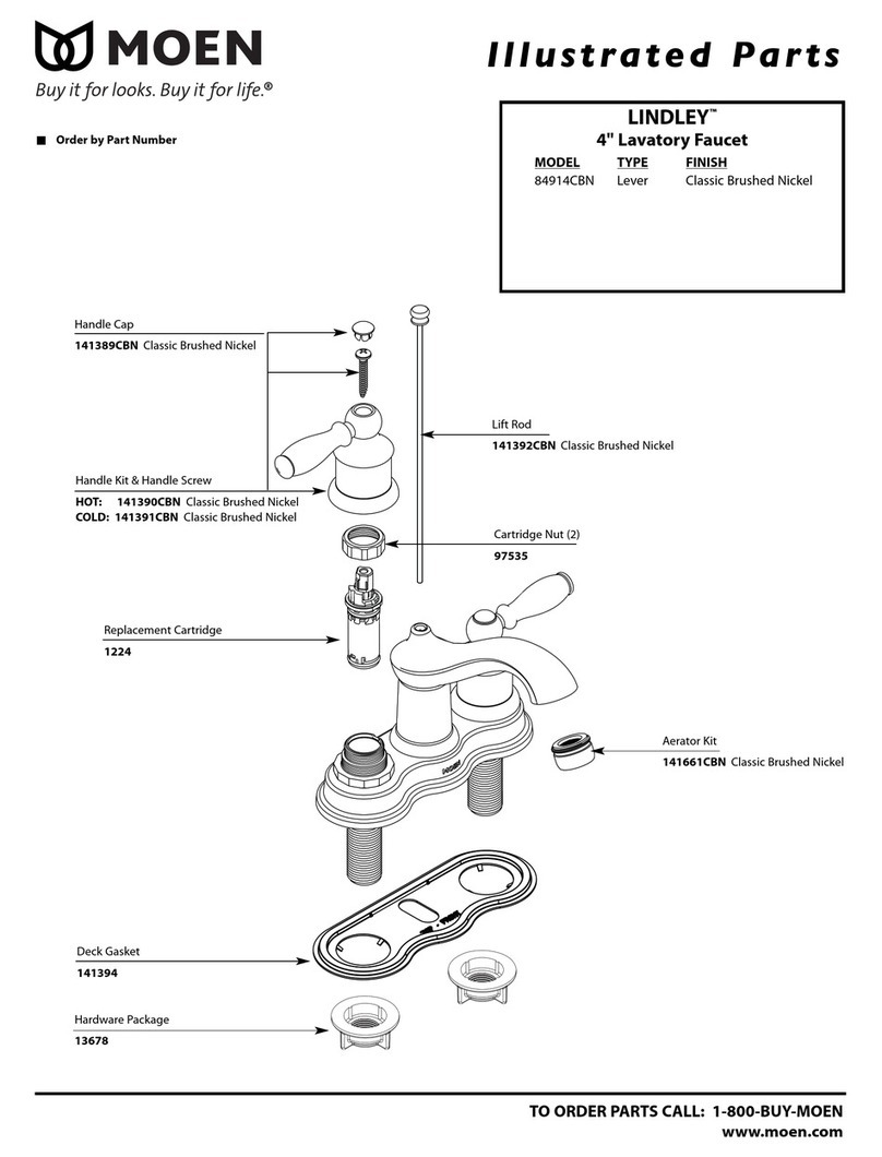 Moen Brushed Nickel 84914CBN Setup guide