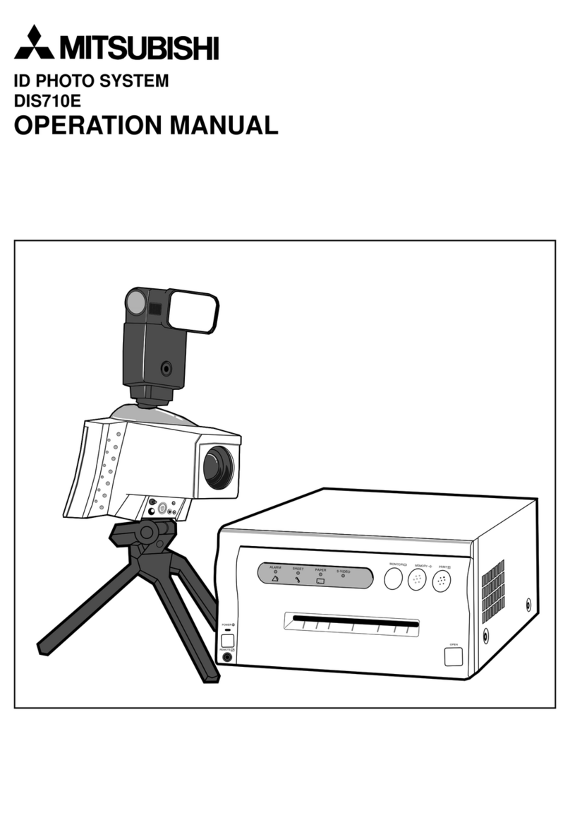 Mitsubishi DIS710E Operation manual