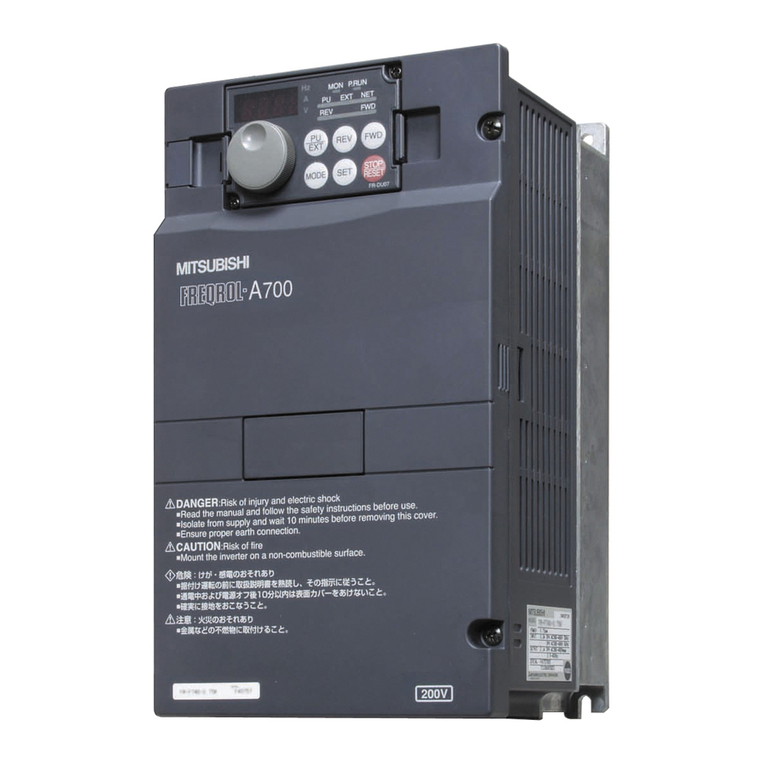 Mitsubishi Electric 700 Series Programming manual