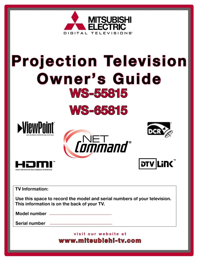 Mitsubishi Electric WS-55815 User manual Mitsubishi Electric WS-55815 User manual