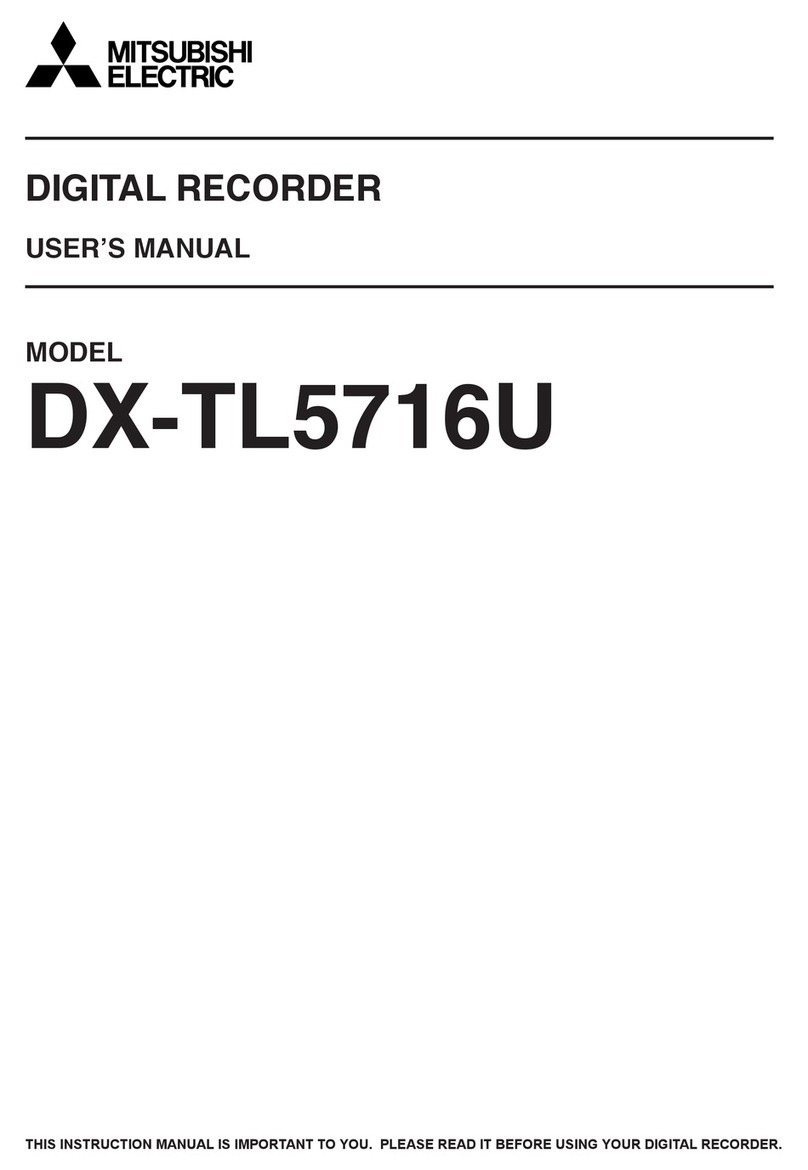Mitsubishi Electric DX-TL5716U User manual