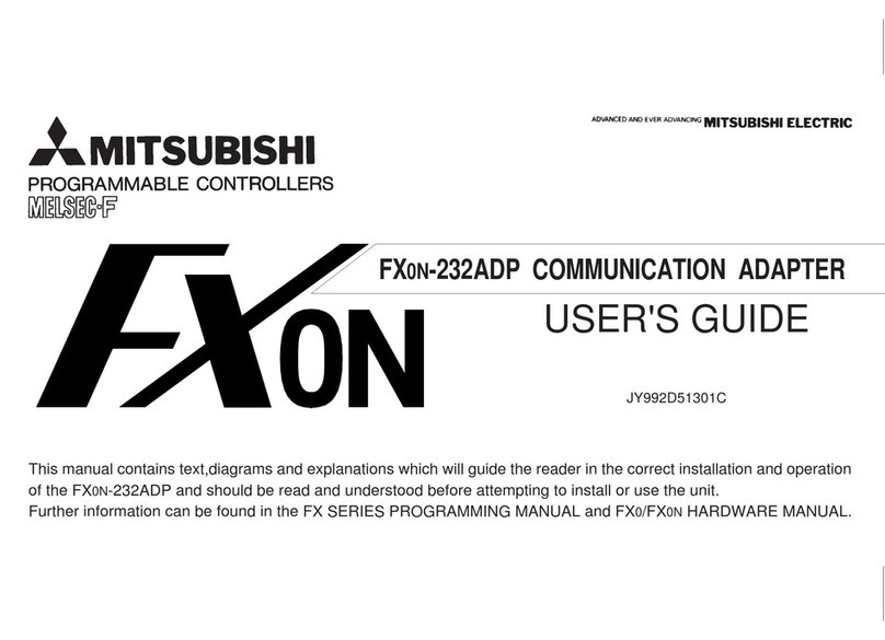 Mitsubishi FX0N-232ADP user guide Mitsubishi FX0N-232ADP user guide