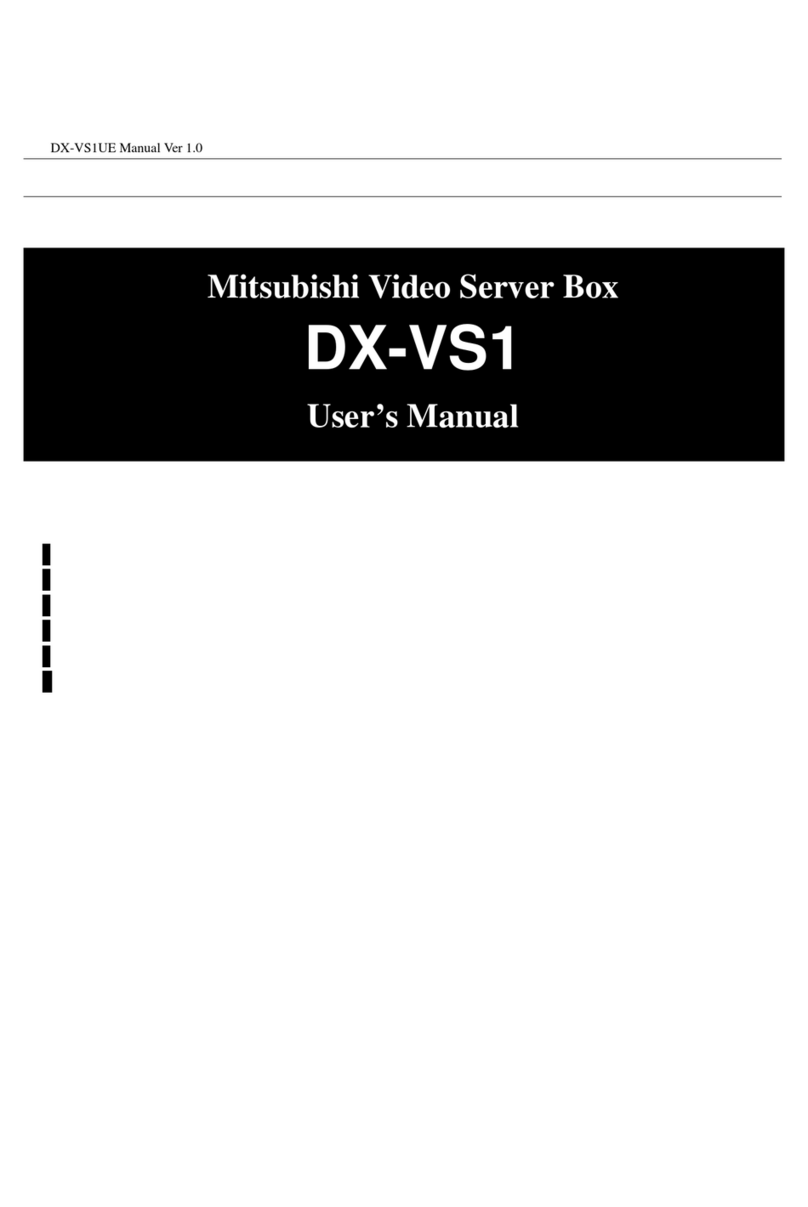 Mitsubishi DX-VS1 User manual