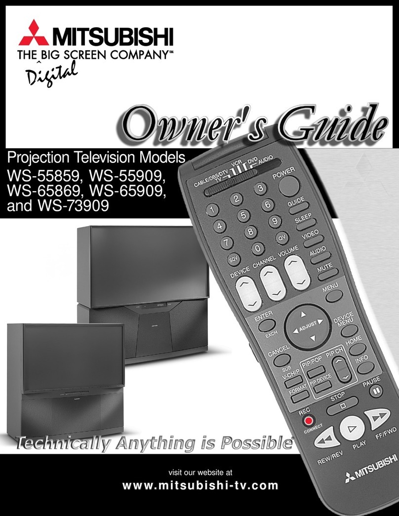 Mitsubishi WS-73909 User manual