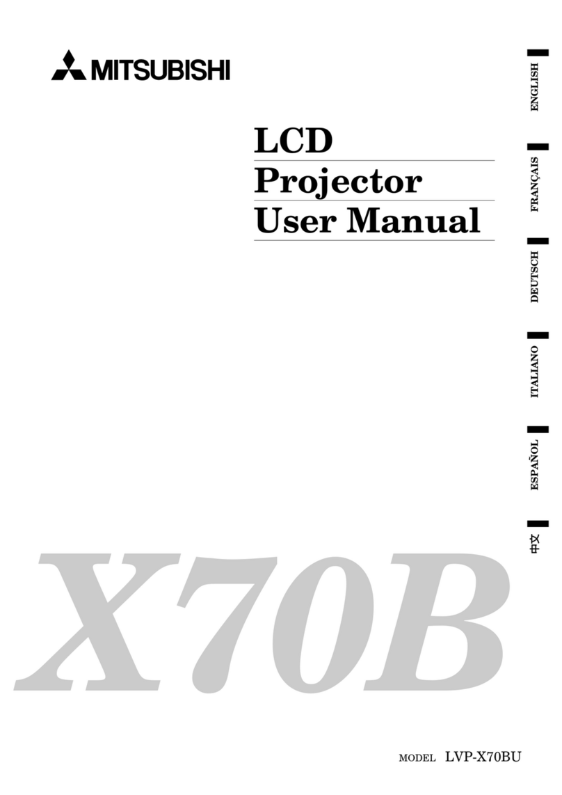 Mitsubishi X70B User manual
