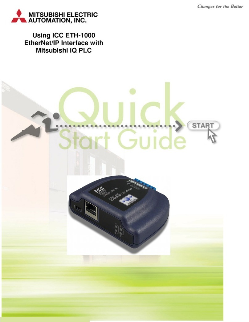 Mitsubishi Electric ICC ETH-1000 quick start guide