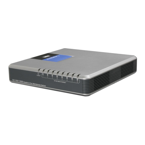 Linksys EG008W - Instant Gigabit Workgroup Switch User manual
