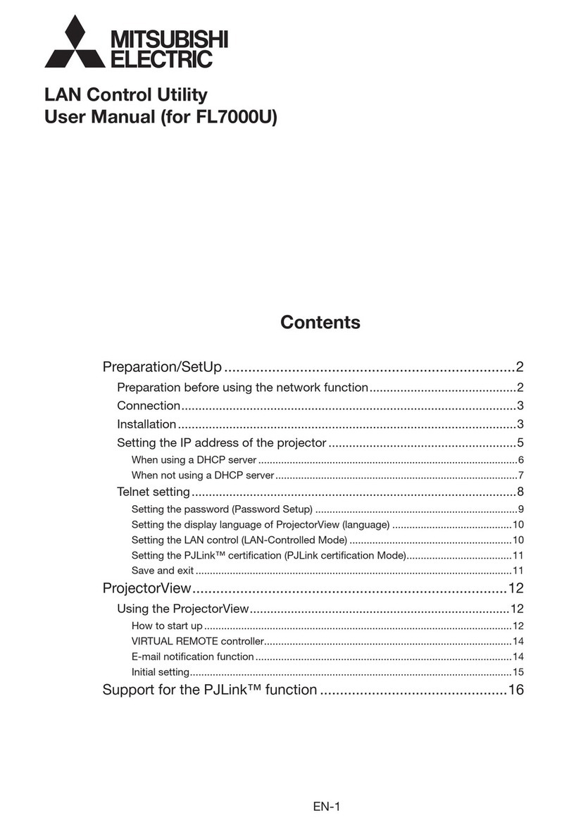 Mitsubishi FL7000U User manual