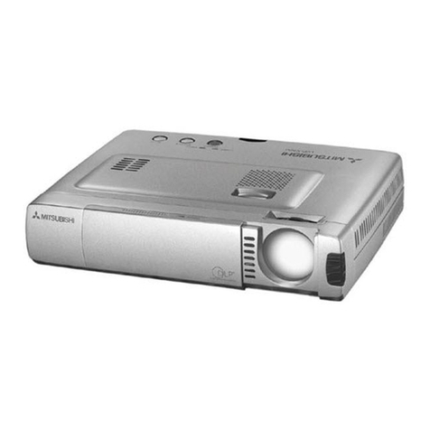 Mitsubishi LVP-X30U User manual