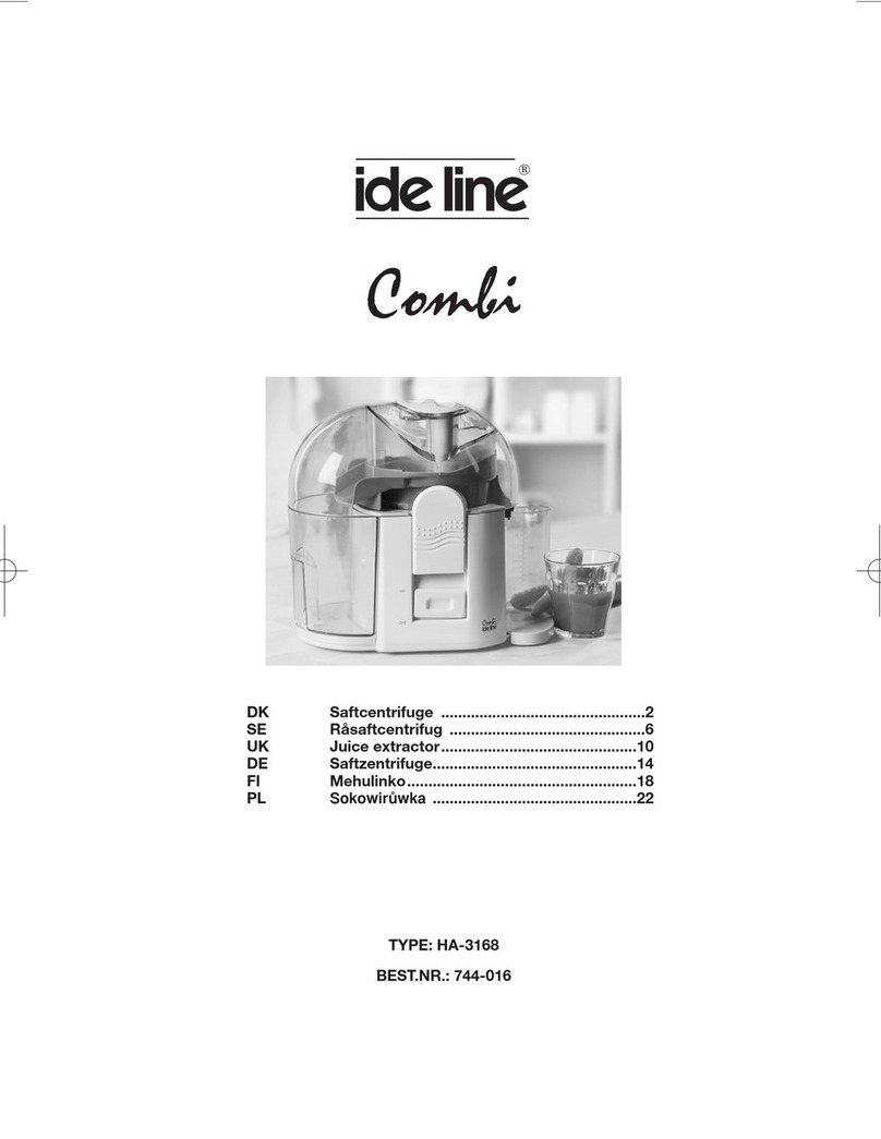 Ide Line 744-016 User manual