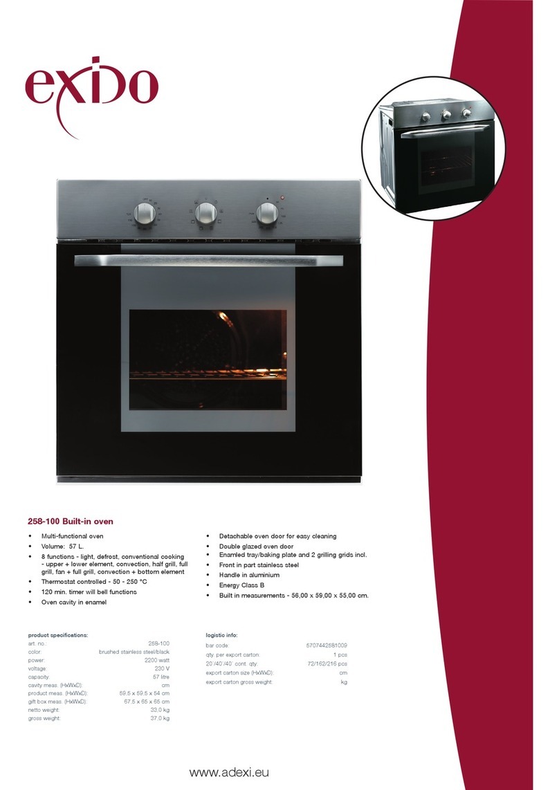 Exido 258-100 Specification sheet