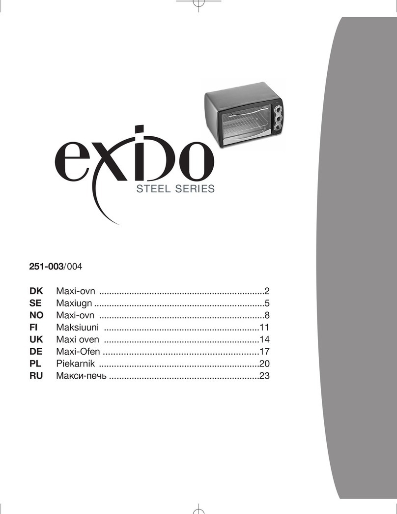 Exido Maxi Oven 251-003 user guide