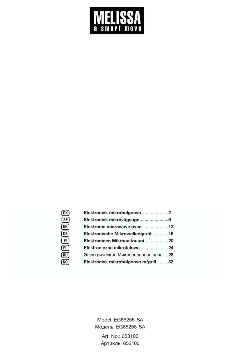 Melissa 653100 User manual